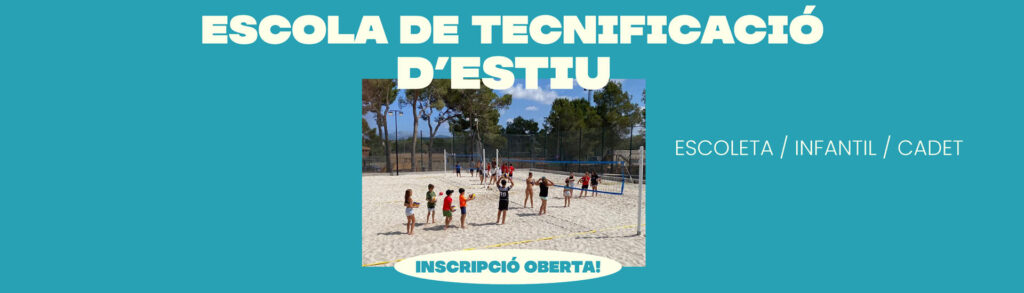 Escola de tecnificació d’estiu! 🏐